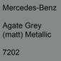 Preview: Mercedes-Benz, Agate Grey (matt) Metallic, 7202.